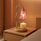Pink Multifunctional Candle Warmer Lamp Timer Dimmable