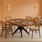 Extendable Forty Two To Fifty Eight Inches Round Dining Table Storage
