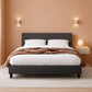 Queen Bed Frame With Adjustable Headboard Upholstered