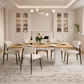 78.7Inch Modern Dining Table Set Upholstered Chairs