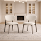 78.7Inch Modern Dining Table Set Upholstered Chairs