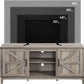 Gray Farm house TV Stand 65 Inch Entertainment Center