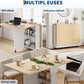 Garvee Folding Dining Table Featuring Storage Drawers-3