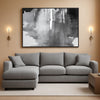 Contemporary Monochrome Abstract Wall Art Canvas 30x60