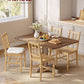 Luxurious Handcrafted Solid Wood Dining Chairs Set