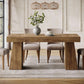 55 Inch Yellow Dining Table For Kitchen And Dining