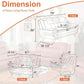 Faux Leather Sofa Set 3 Piece Living Room Furniture
