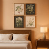 Framed Botanical Wall Art Set ElevenByFourteen Inches