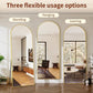 Full Length Mirror Gold Aluminum Freestanding Frame