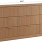 SixtyThreeInch Dresser With Deep Drawers NaturalFinish