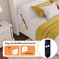 Full Size White Wing back Upholstered Head board Bed