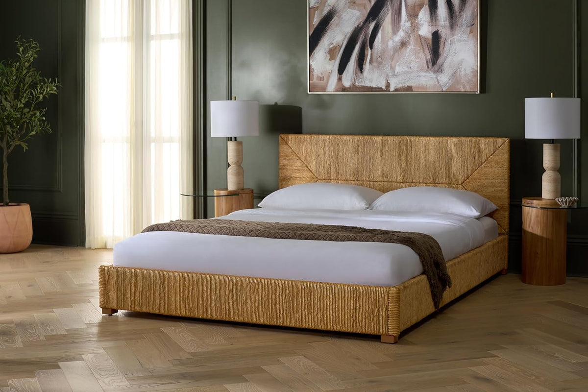 Glenburg Queen Bed Featuring Natural Banana Stem Frame