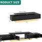 Extendable Entertainment Center 63 To 89 Inches Black Edition