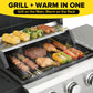 Three-Burner Propane Grill 30,000 BTU Stainless Steel
