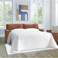 Queen Burnt Orange Contemporary Luxury Sofa Sleeper