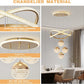 Gold Chandeliers Pendant Light Dimmable Three Color-1