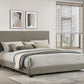 Taupe California King Transitional Style Bed Frame