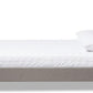 King Size Wingback Graphite Grey Upholstered Platform Bed