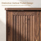 Walnut Sideboard Buffet Cabinet Adjustable Shelves