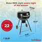 Grill Boss Twenty Two Inches Charcoal Kettle Outdoor Grill
