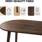 63 Inches Oval Dining Tables Contemporary Espresso