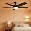 Carmel 48 Inch Bronze Contemporary Ceiling Fan