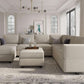 Oversized U Shaped Sectional Sofa With Hidden Storage