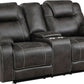 Recife 2-Piece Reclining Living Room Sofa Set Chocolate