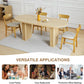 70.8 Inch Natural Dining Table For Kitchen And Dining Room