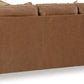 Exquisite Leather Sleeper Sofa Queen Dark Chocolate