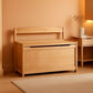 Blonde Premium Wood Toy Chest With Generous Storage Capacity