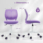 Purple Kids Desk Chair Lumbar Support Height Adjustable