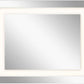 LED Backlit Mirror Chrome 30x24 Inch Vanity Mirror