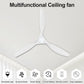 Integrated Lighting Reversible 52 Inch Ceiling Fan