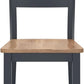 Gesthaven Solid Wood Frame Dining Chair Set 2 White Natural