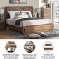 Ashley Hollinaze King Size Panel Bed LED Back lighting