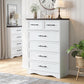 White Farmhouse Dresser FortyFourInchesTall Storage
