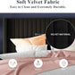 Queen Size Velvet Bed Frame With Wingback Headboard Storage