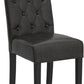 Faux Leather Dining Chairs Brown Set Of 2 For Dining Room