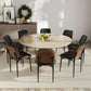 WalnutBack PULeather Dining Room Chairs Set Two Pack