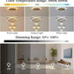 Gold Chandeliers Pendant Light Dimmable Three Color-3
