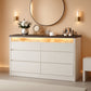 White RGBLED Dresser With Innovative Illumination Drawers