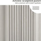 White Fluted Sideboard Cabinet With Adjustable Shelves