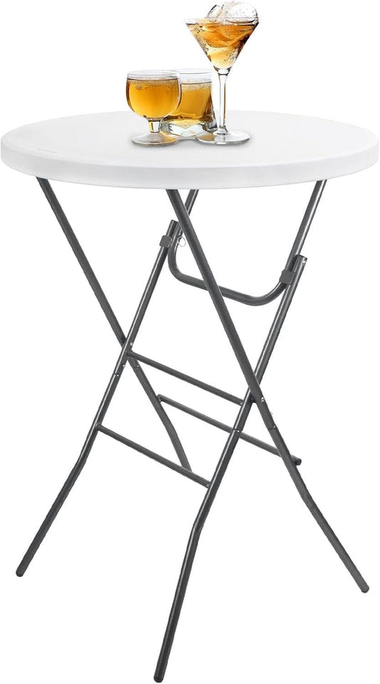 28In Ultra Portable Folding Bar Height Cocktail Table