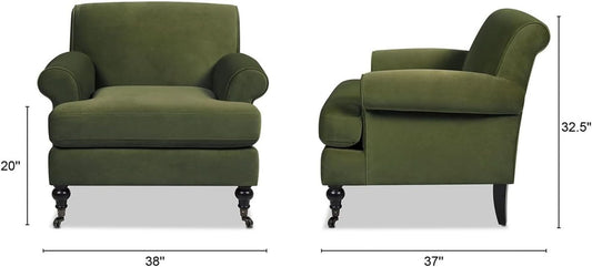 Large Upholstered Living Room Accent Chair Comfort