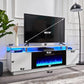Ivory White 36 Inch Electric Fireplace Tv Entertainment Center