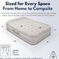 Queen Air Mattress With Integrated Pump Waterproof-1