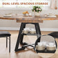 Expandable Dining Table With Removable Leaf Storage