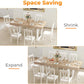 Extendable Dining Table White Oak Rectangular Farmhouse