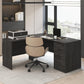 Rectangular Sixty Inch Coastal Grey Executive Desk